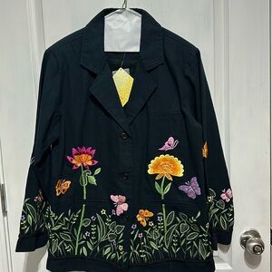 The Quacker Factory blazer jacket new vintage